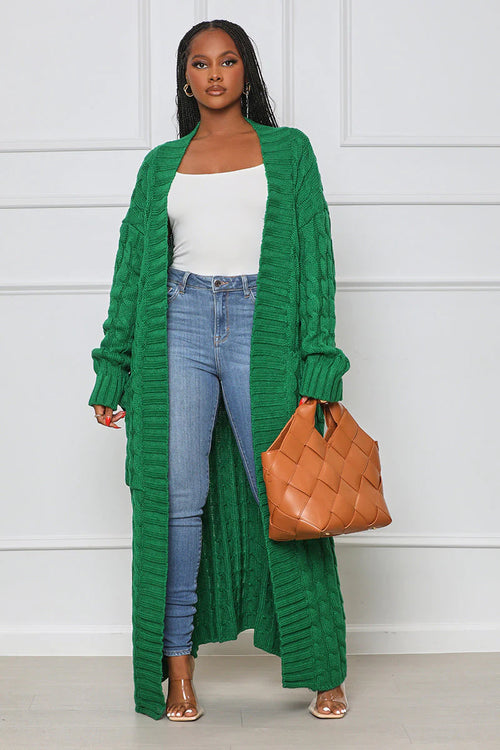 Green Cardigan