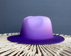 Purple Ombre’ Fedora