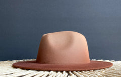 Brown Ombré Fedora XL