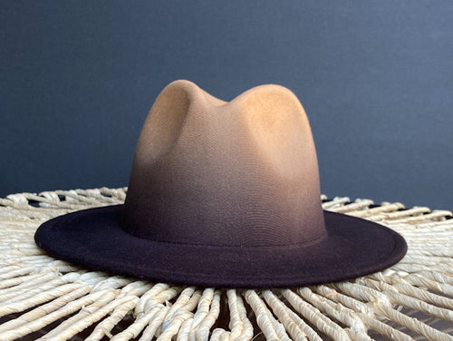 Tan Ombré Fedora