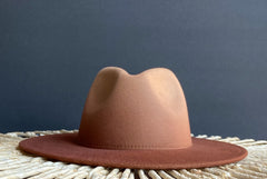 Brown Ombré Fedora XL