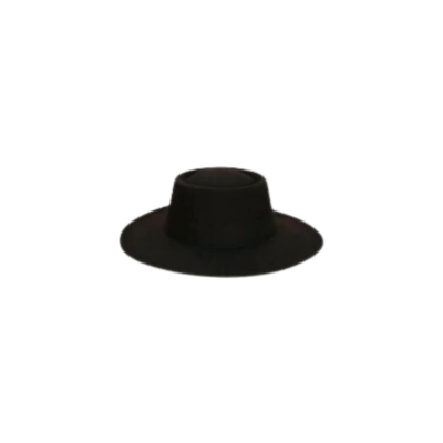 Black Flat Top Fedoras